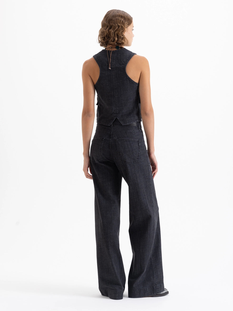 Jeans Wide Icon Black