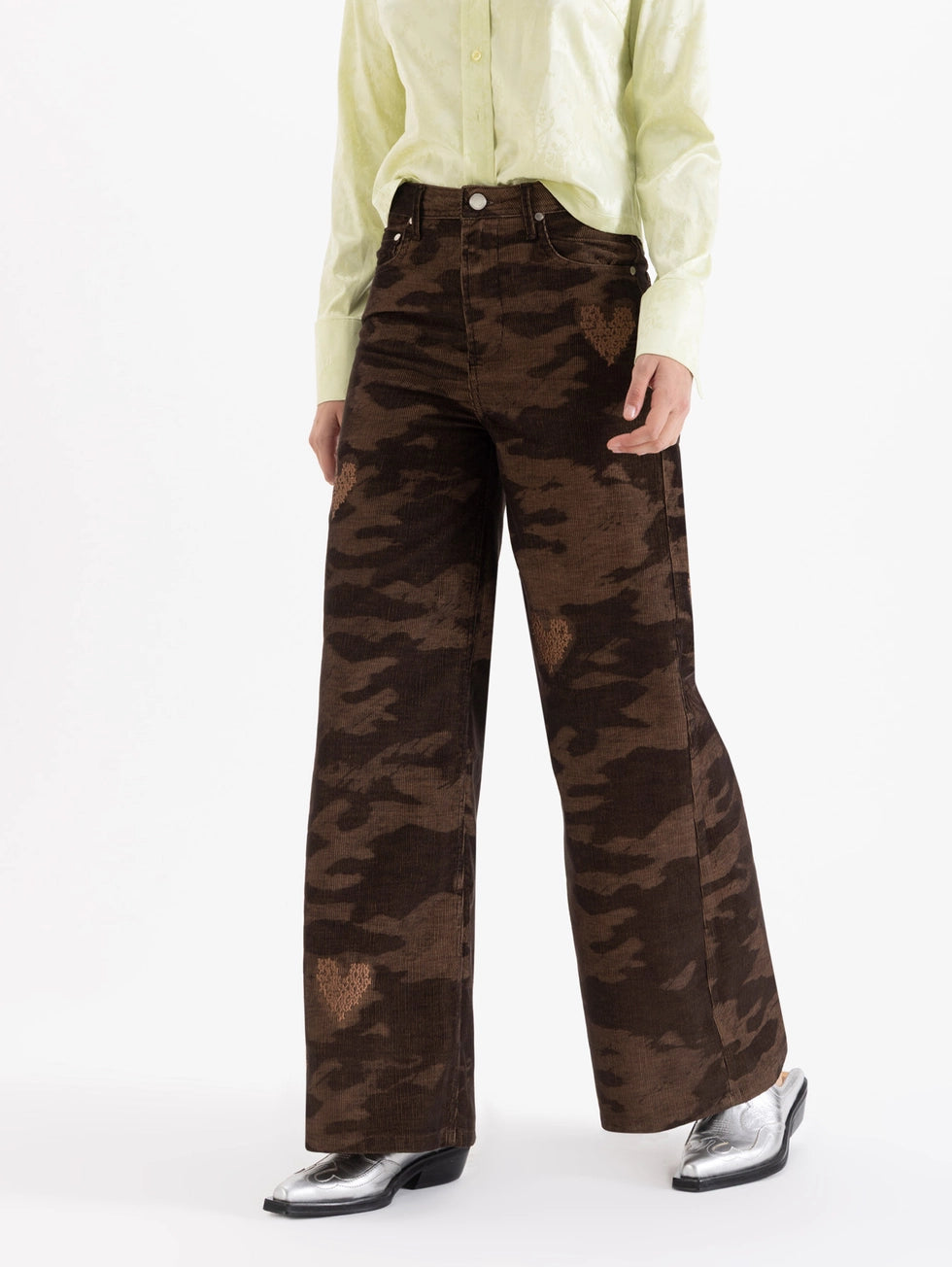 Jeans Roses Camo