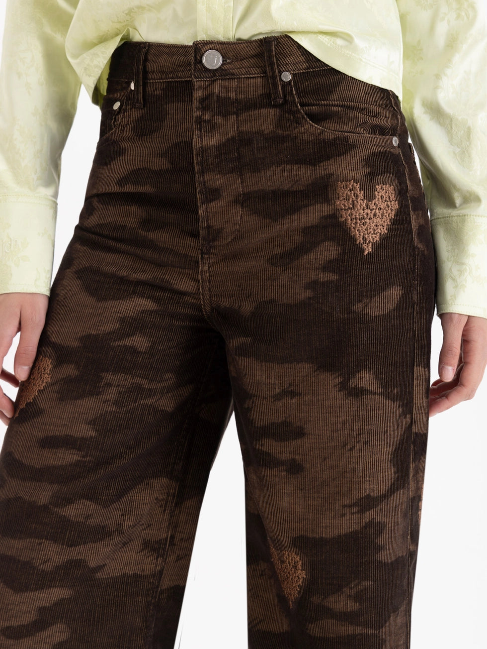 Jeans Roses Camo