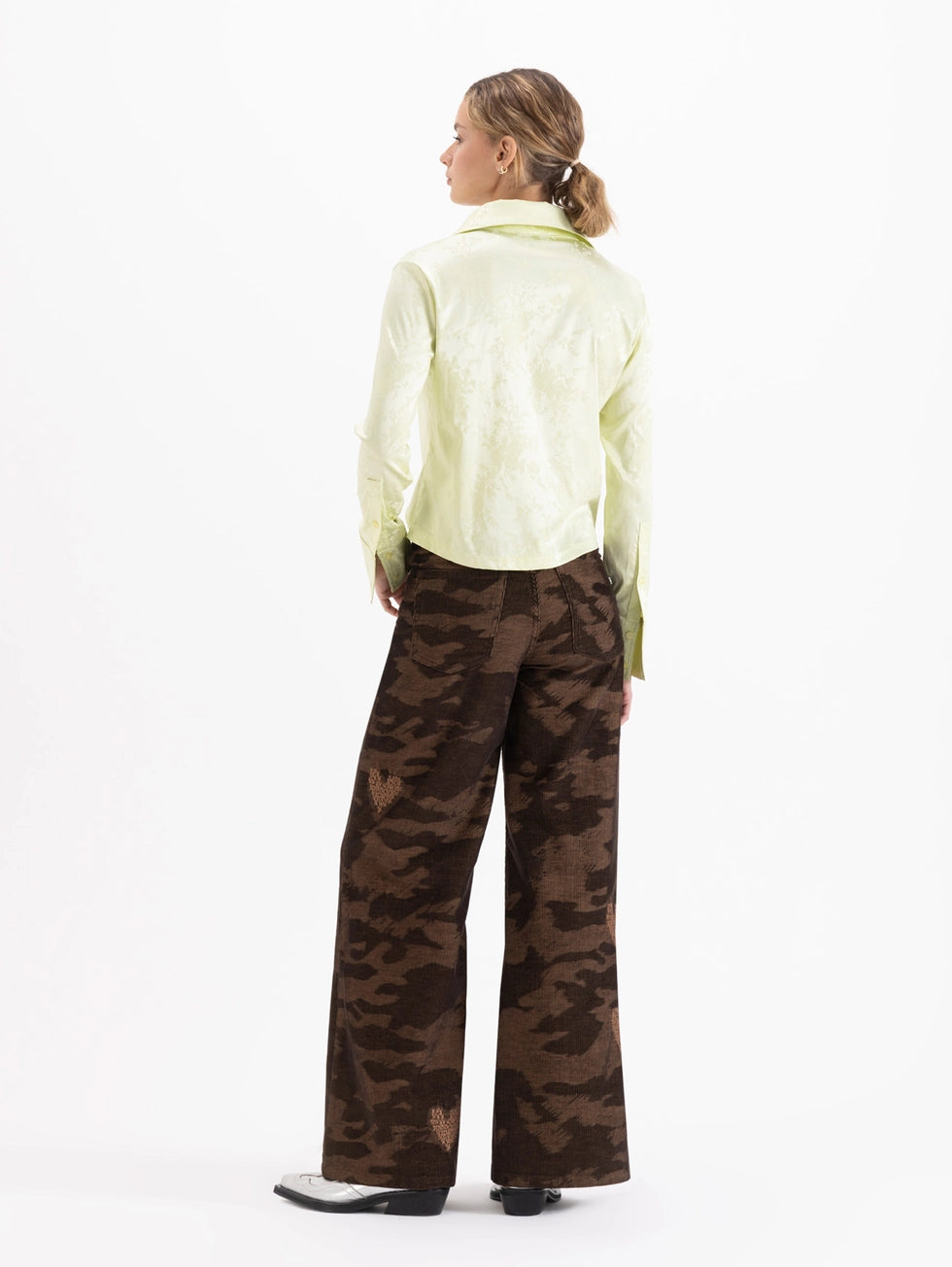 Jeans Roses Camo