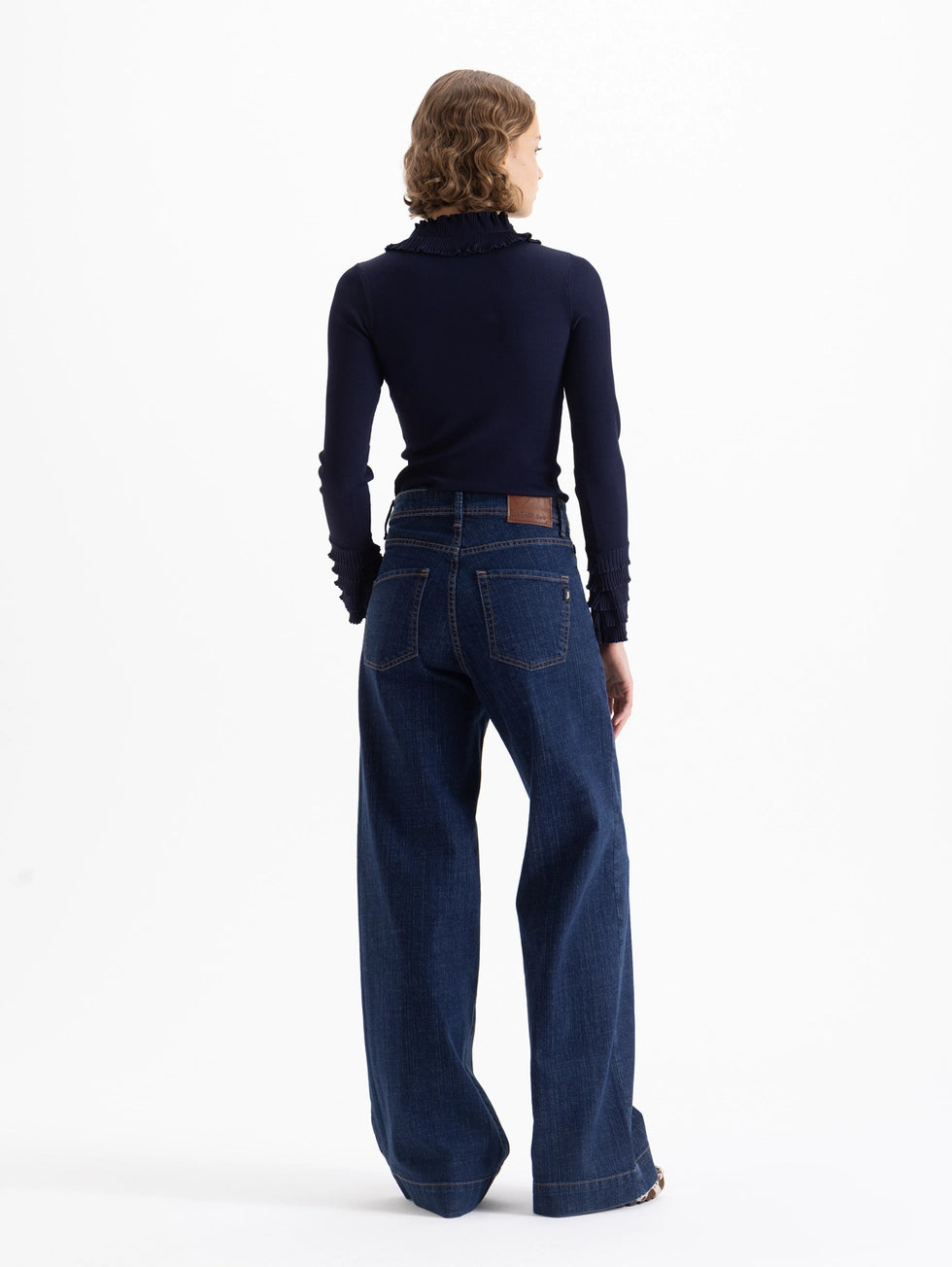 Jeans Wide Icon Blue