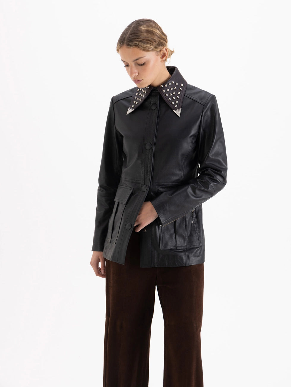 Parka Cuero Stone
