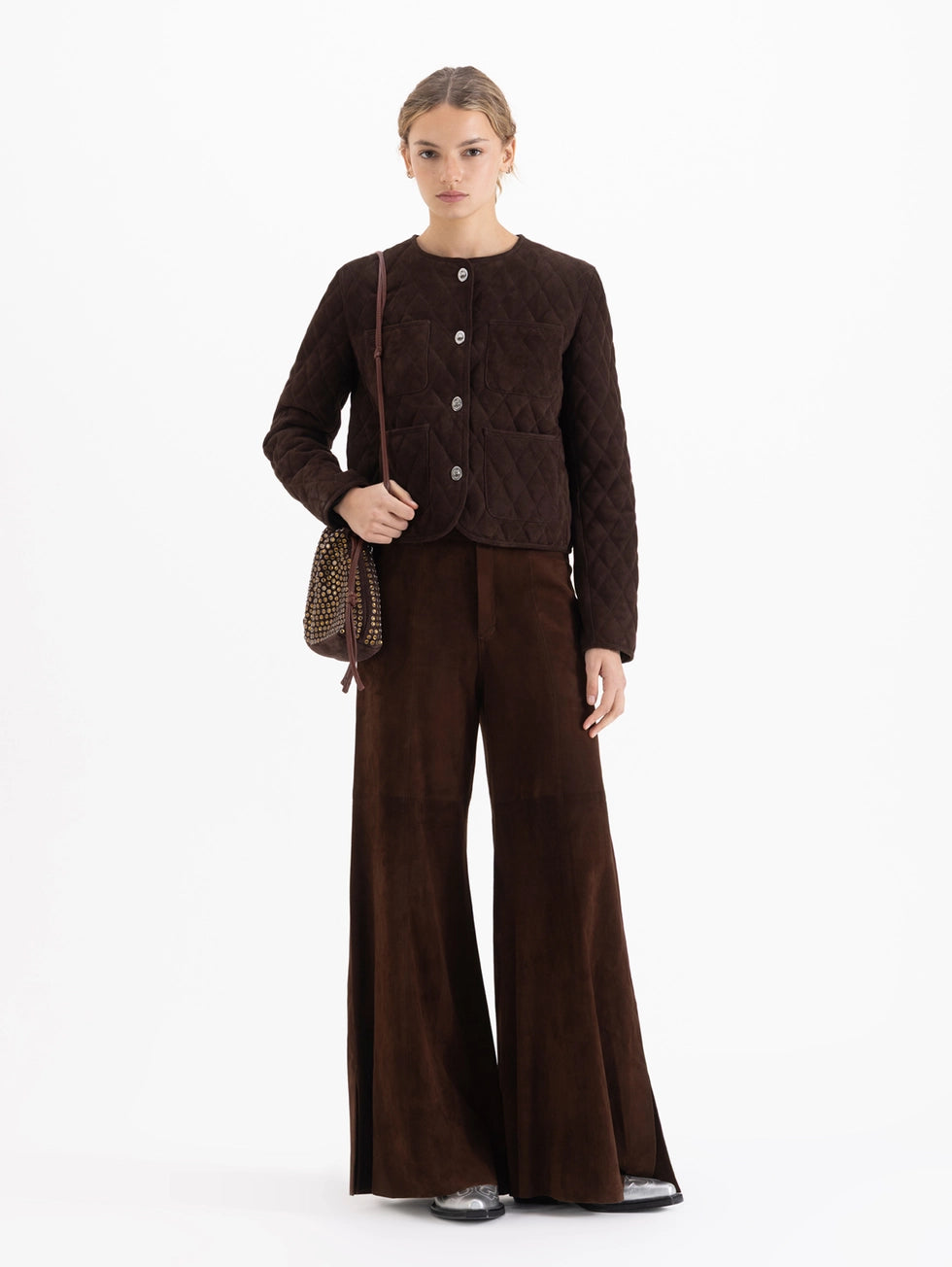 Chaqueta Cuero Lauren Suede