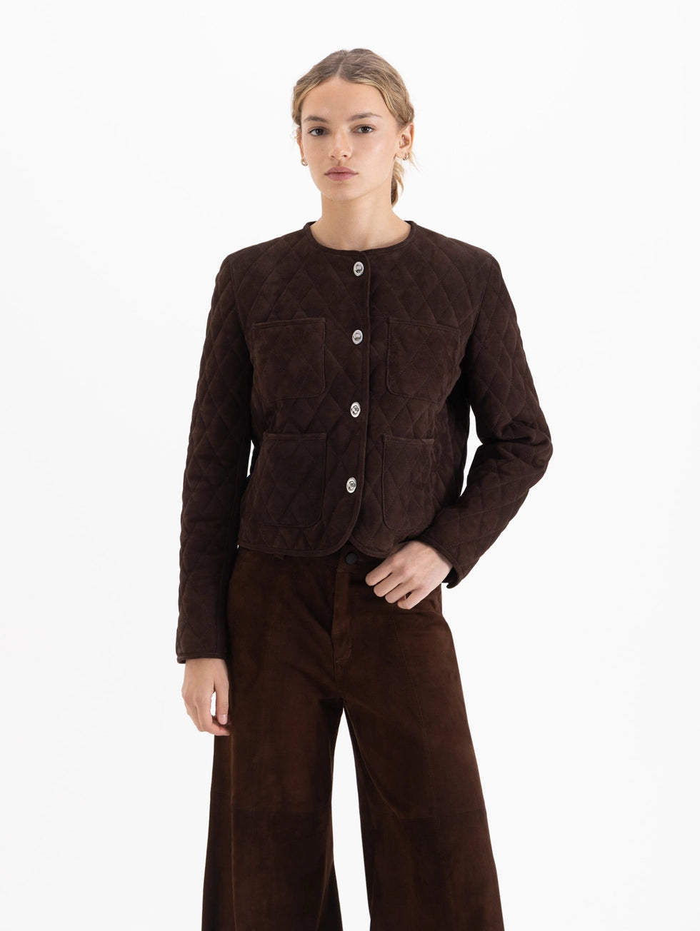 Chaqueta Cuero Lauren Suede