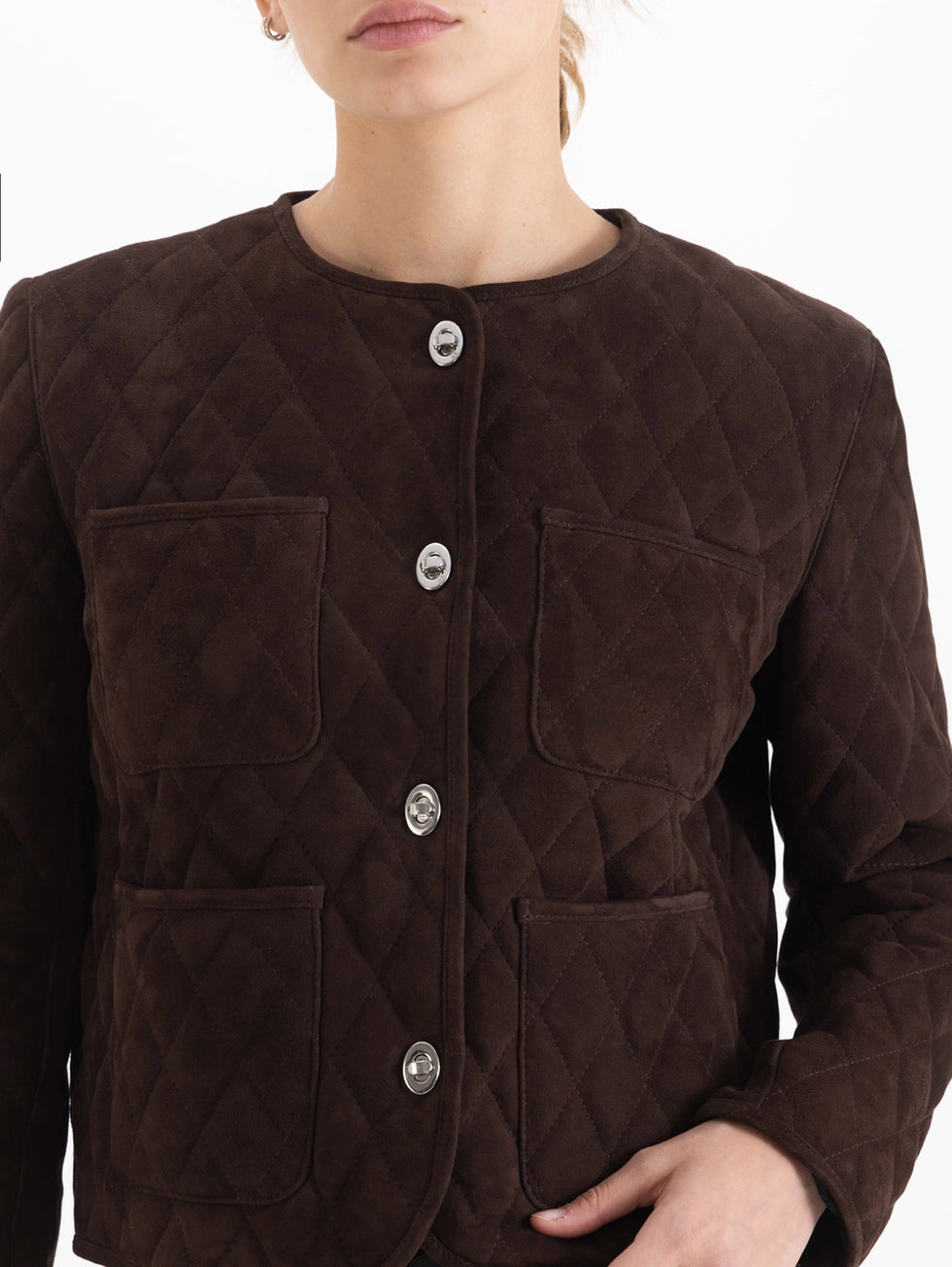 Chaqueta Cuero Lauren Suede