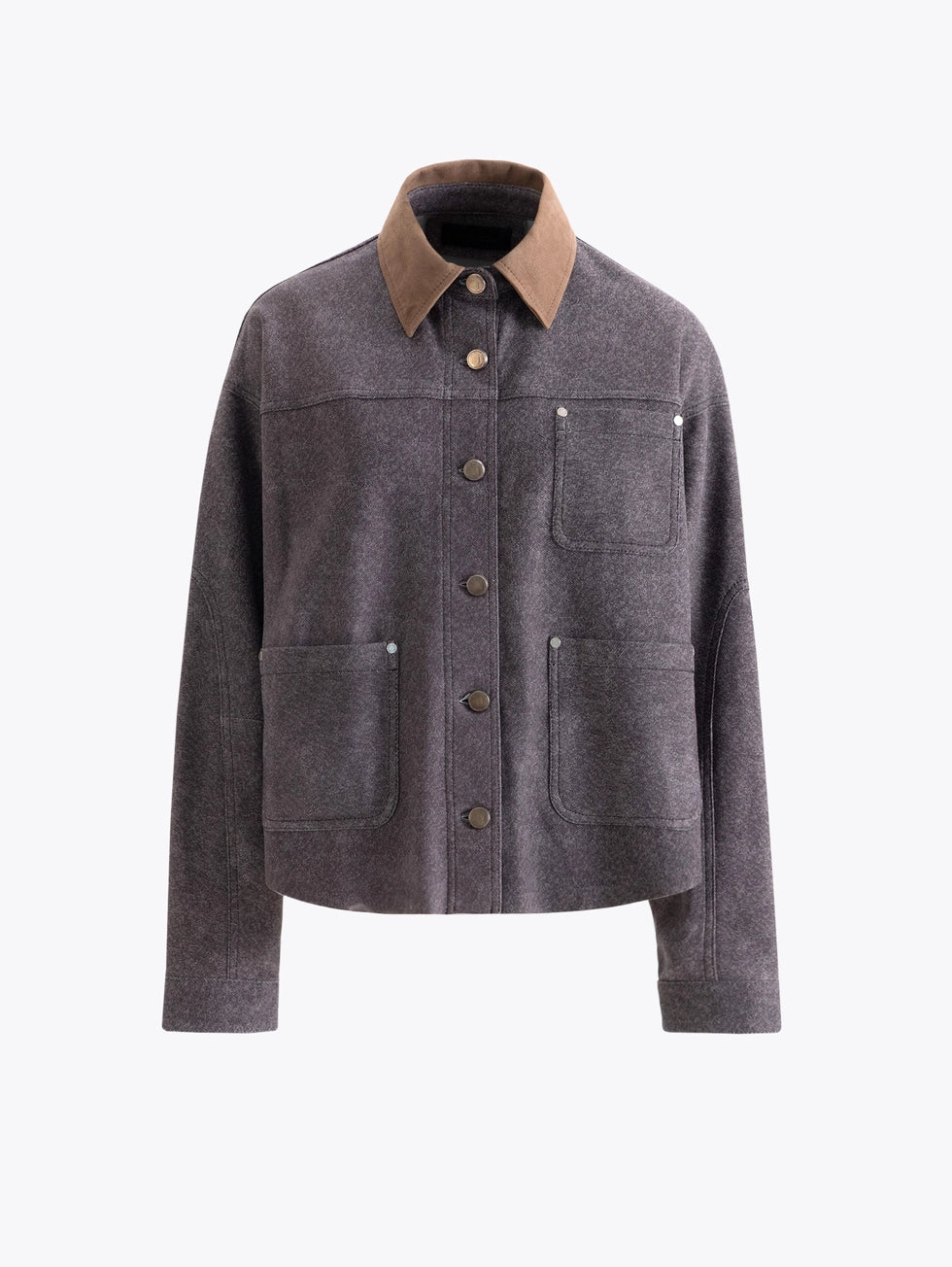 Chaqueta Cuero Mix