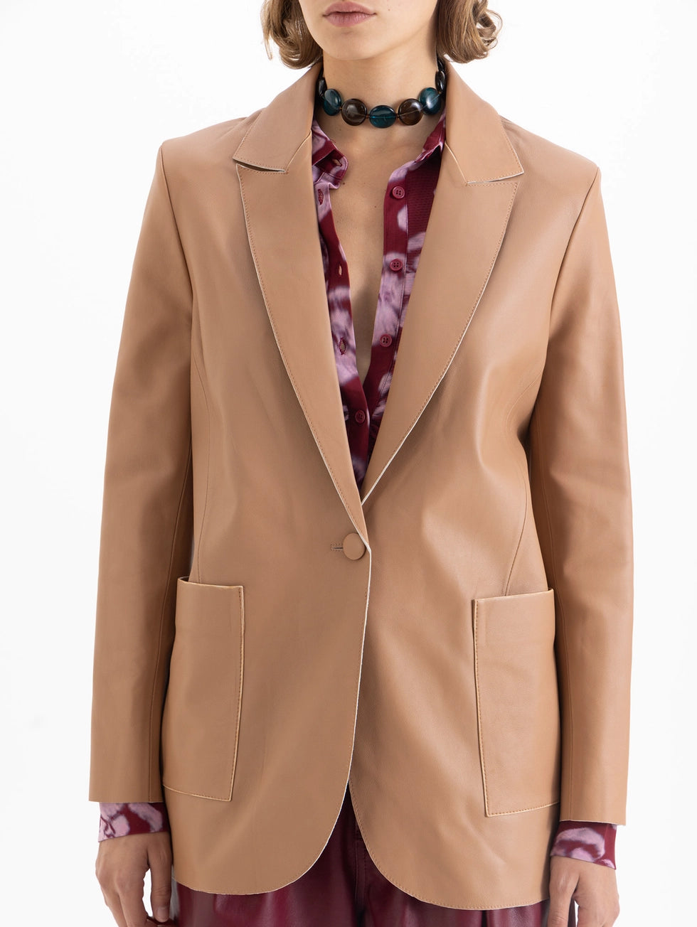 Blazer Cuero Lucio